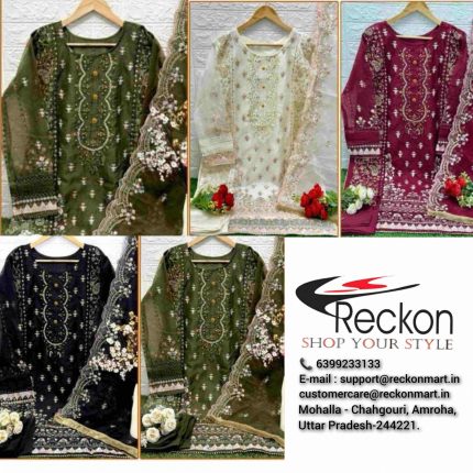 Pakistani Organza suits RM-03