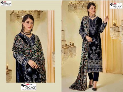 Velvet digital print suit RV-03