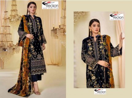 Velvet digital print suit RV-04